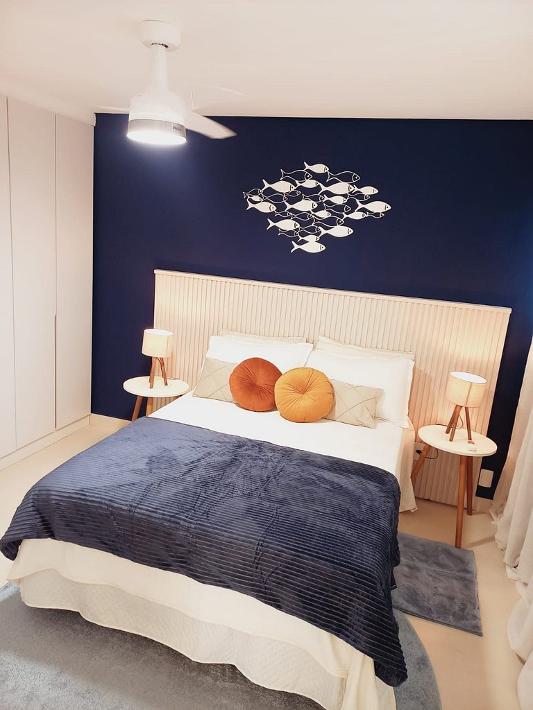 Perto da Praia! Piscina com vista p/ mar (GJA001)