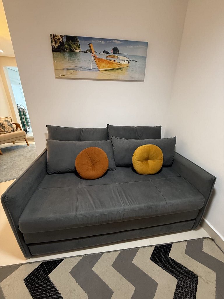 Perto da Praia! Piscina com vista p/ mar (GJA001)