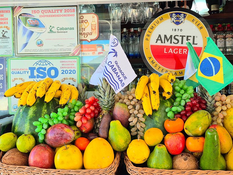 >>Apenas 1 Quadra da Praia da Enseada com Piscina